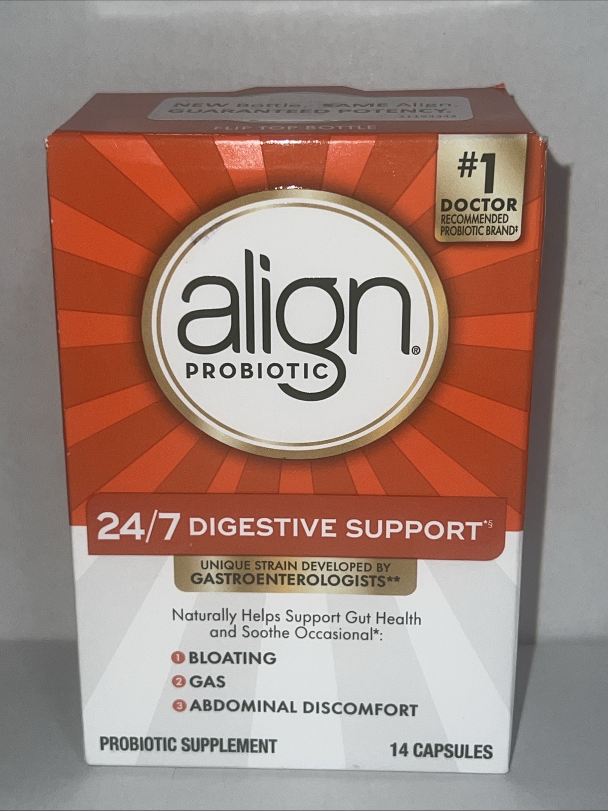Align Probiotic 24/7 Digestive Support 14 Capsules. EXP 08/2027+ FREE ...