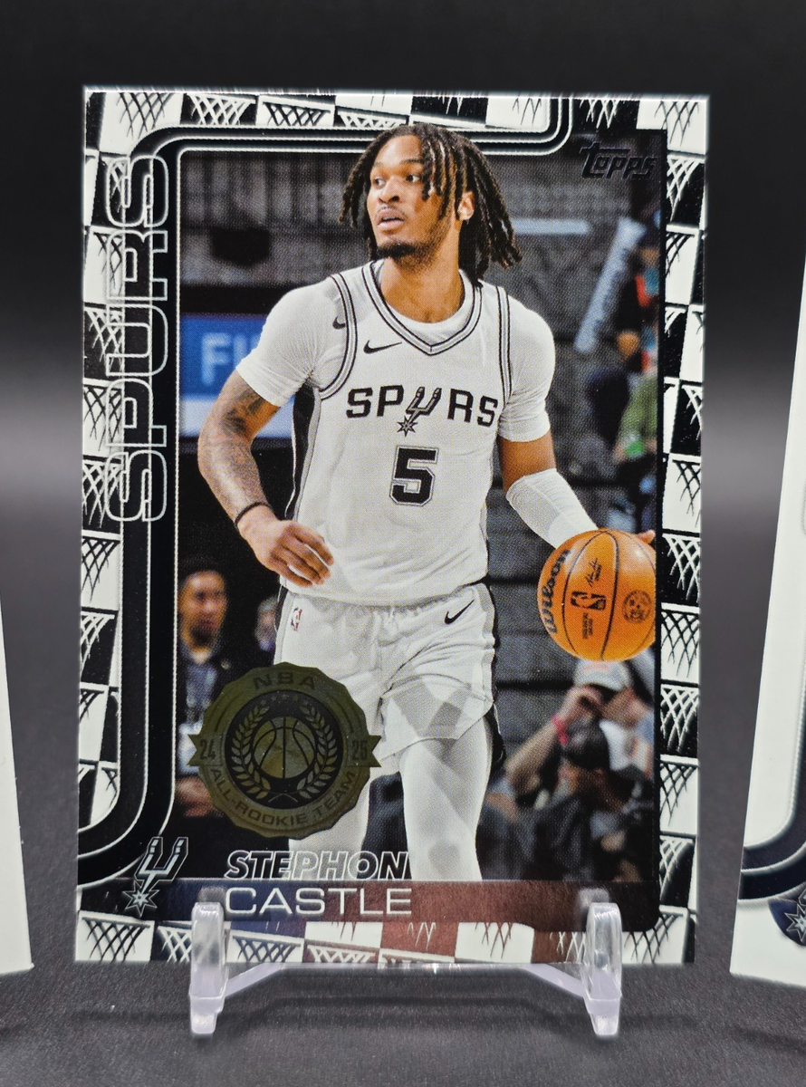 Stephon Castle 2025-26 Topps Holiday Basketball All Rookie Team