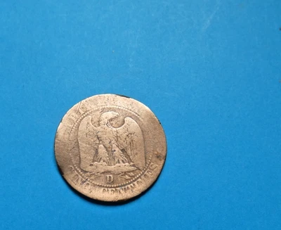 piece Napoleon III 1859 5 centimes - Photo 1/2