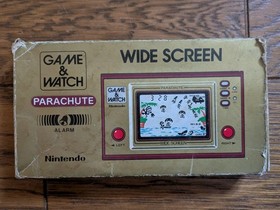 NINTENDO GAME AND & WATCH Parachute w/BOX & Manual Booklet 1981 JAPAN