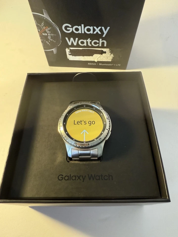 Samsung Galaxy Smartwatch SM-R805U 46mm Silver Bluetooth + LTE - Image 2 of 3