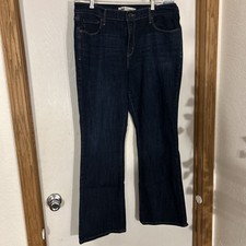 WOMENS Levi's 515 Jeans Boot Cut Stretch dark Wash SIZE 16 M