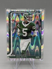 Garrett Wilson - Raywave Refractor #235 - 2025 Topps Chrome - JETS
