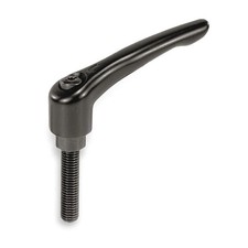 KIPP K0122.1A21X35 Adjustable Handle,1/4"-20,Zinc 3DCN3