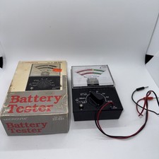 Vintage 1982 Micronta Battery Tester No. 22-031 Radio Shack A8