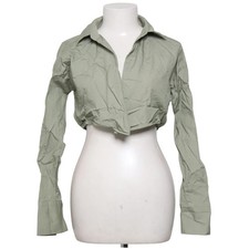 Envii, crop top, taille : XS, CHEMISE ENLORI LS, vert, coton bio, monochrome ...
