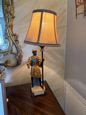 Vintage Venetian 1940s Set of Blackamoor Tabl...