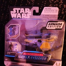 Star Wars Micro Galaxy Squadron Anakin Skywalker's Jedi Interceptor Disney New