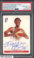 2009 Rittenhouse WNBA Series 3 DeWanna Bonner RC Rookie PSA 10 PSA/DNA AUTO 9