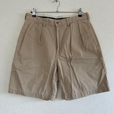 Polo Ralph Lauren Tyler Shorts Men's L Beige Cotton Vintage 90s Summer