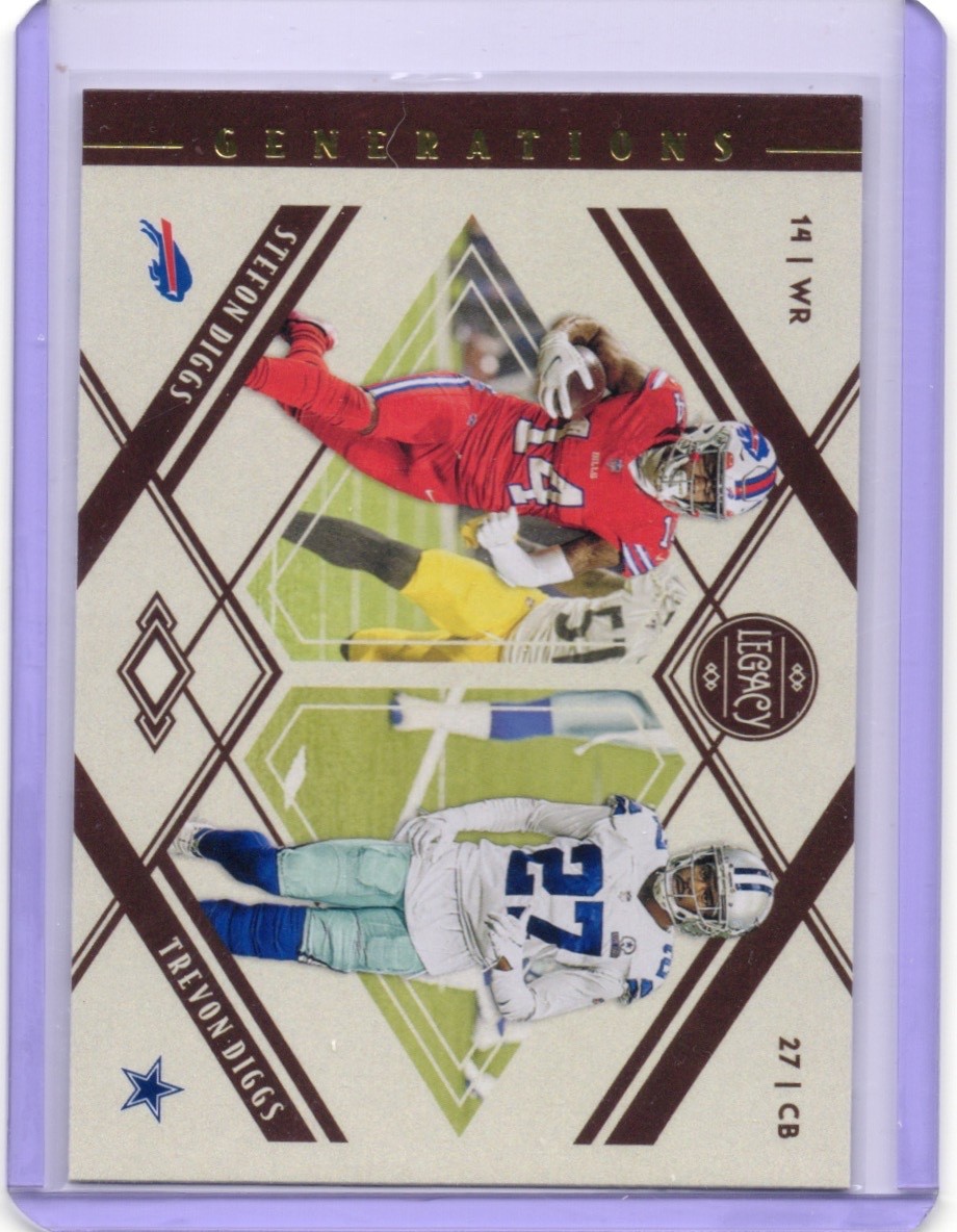 2021 Panini Legacy - Generations Stefon Diggs, Trevon Diggs #G-8