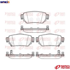 BRAKE PAD SET DISC BRAKE 1582.02 FOR RENAULT NISSAN ROGUE/SPORT/II/SUV KICKS