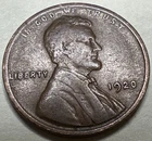 1920 1C BN Lincoln Cent WHEAT PENNY 9826N