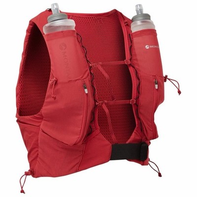 Montane Gecko VP 5+ Laufweste Trinksystem - Schwarz mit 2 x 500ml Flaschen