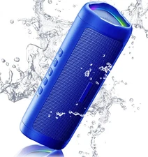 Bluetooth Speaker with HD Sound, Portable Wireless, IPX5 Waterproof, Up Blue 