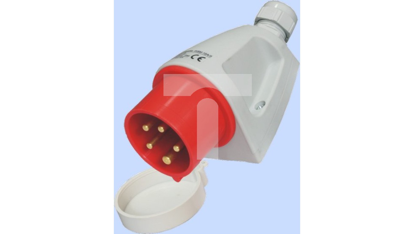 Receiver Plug with Plug 32A 5P 400V IP44 WSM 922065
