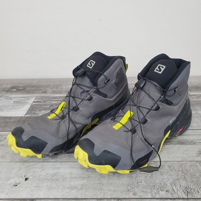 Salomon Cross Hike Mid GTX Gore-Tex Hiking Boots Men 411186 Waterproof US 10