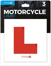 Motorcycle L-Plates Rigid Front & Rear Kit Motorcycle L-Plates Rigid Front & Rear Kit