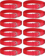 12 Pcs Baseball Belts Softball Belts Bulk for Adult and Youth Adjustable(Adul...