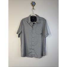 5.11 Tactical Short Sleeve Button Down Grey Mens Medium