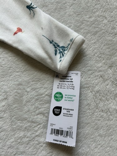Carters Child Of Mine Baby Boy Safari Print Sleep N Play One Piece Size Newborn - Picture 10 of 18