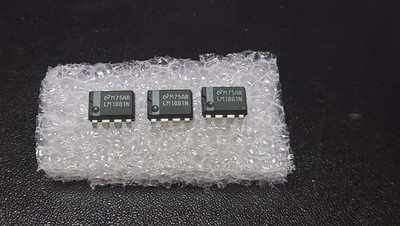 3) Texas Instruments LM1881N Video Sync Separator 8 pin DIP NOS