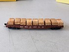 Red Caboose HO Scale Custom Lettered Great Northern Flat Car w/Lumber Load - Kds — photo 4