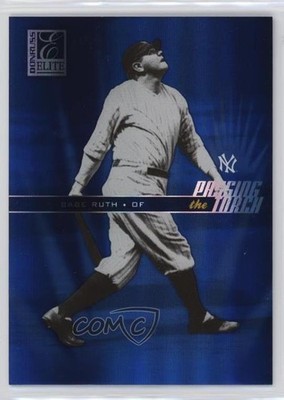 2004 Donruss Elite Passing the Torch Blue 243/250 Babe Ruth #PT-27 HOF k2f