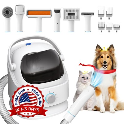 Aspiradora de peluquería canina para perros gatos de gran capacidad 3L US  NUEVO