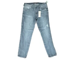 Just USA Jeans Womens size 32 Light Wash Mid Rise Skinny Denim Jeans New