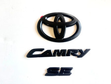 3ps 2012-2015 Toyota Camry Se Matte Black Emblem Overlay Kit 75442-06190
