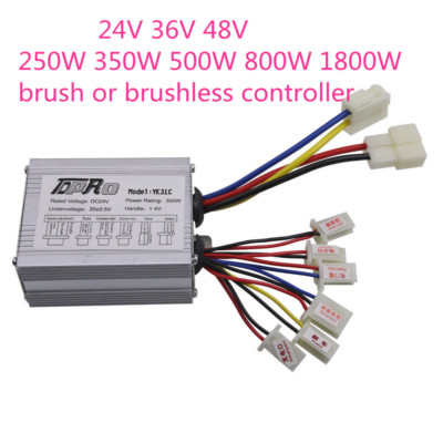 #ad 24V 36V 48V 1800W 800W 500W Electric Speed Controller Box Brush Brushless ATV $72.99