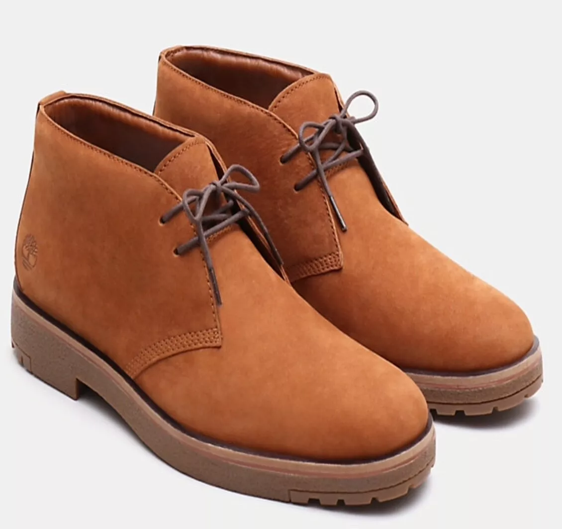 Timberland Folk Gentleman Chukka Rust Nubuck Men s Boots Shoes UK