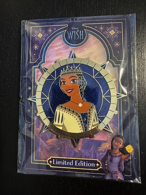 Disney Wish Queen Amaya Pin PALM Pink a la Mode LE 300 Disney Pin
