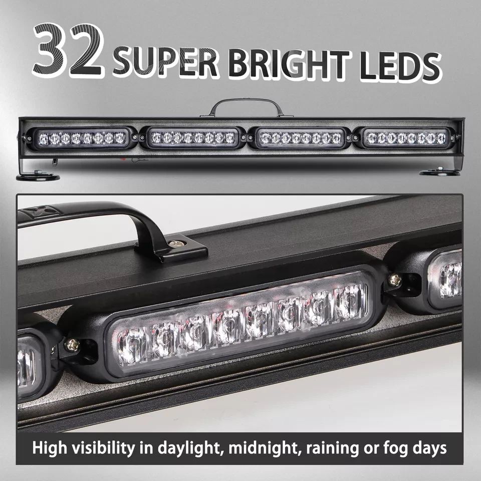 22" Wireless Trailer Tow Light Bar 7 Pin Transmitter Magnetic Battery For Truck - Bild 4 von 4