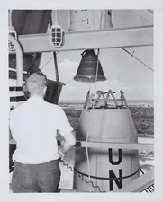 Tiros VI Cape Canaveral Delta Rocket Launch Prep 1962 - Original NASA Photo