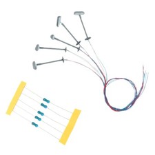 5 Stück Modellbahn Lichter Gittermast Licht 6626 Spur N Kit Plattform Licht LED