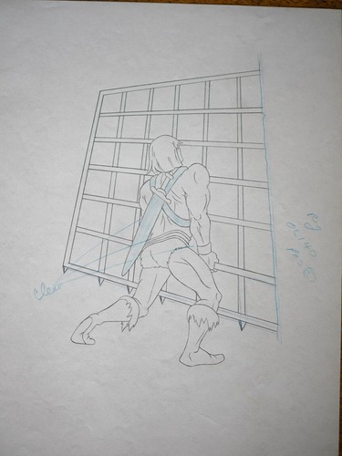 He-Man - 3x Original Animation Cell & Drawing Sequence - Episode MU 57 - MOTU - Picture 7 of 7