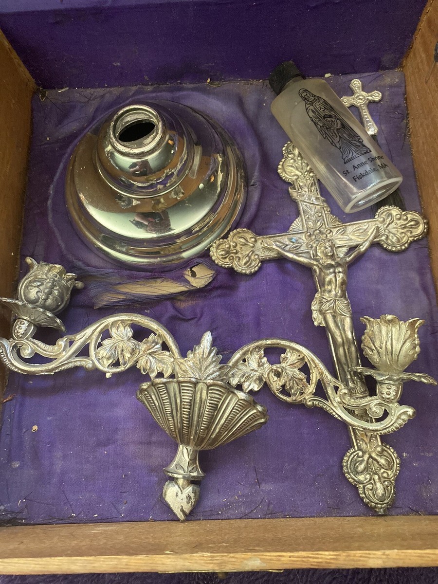 Antique Sick Call Last Rites Box | eBay