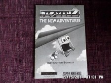 Pac Man 2 New Adventures SNES Super Nintendo Instruction Manual Only.. NO GAME
