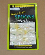 12 Hi-Tech Tackle Walleye Spoons Fishing Lures WS-4A