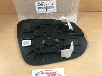 16-18 RAV4 LE GENUINE TOYOTA LEFT SIDE VIEW MIRROR GLASS 87961