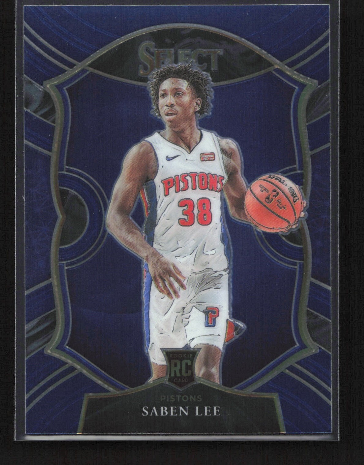 2020-21 Panini Select Retail Blue Saben Lee RC #97 Detroit Pistons