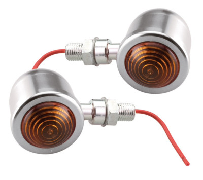 Vintage Aluminium Blinker für Motorrad APRILIA ADIVA BNR BRIXTON BUELL ARCTIC CAT