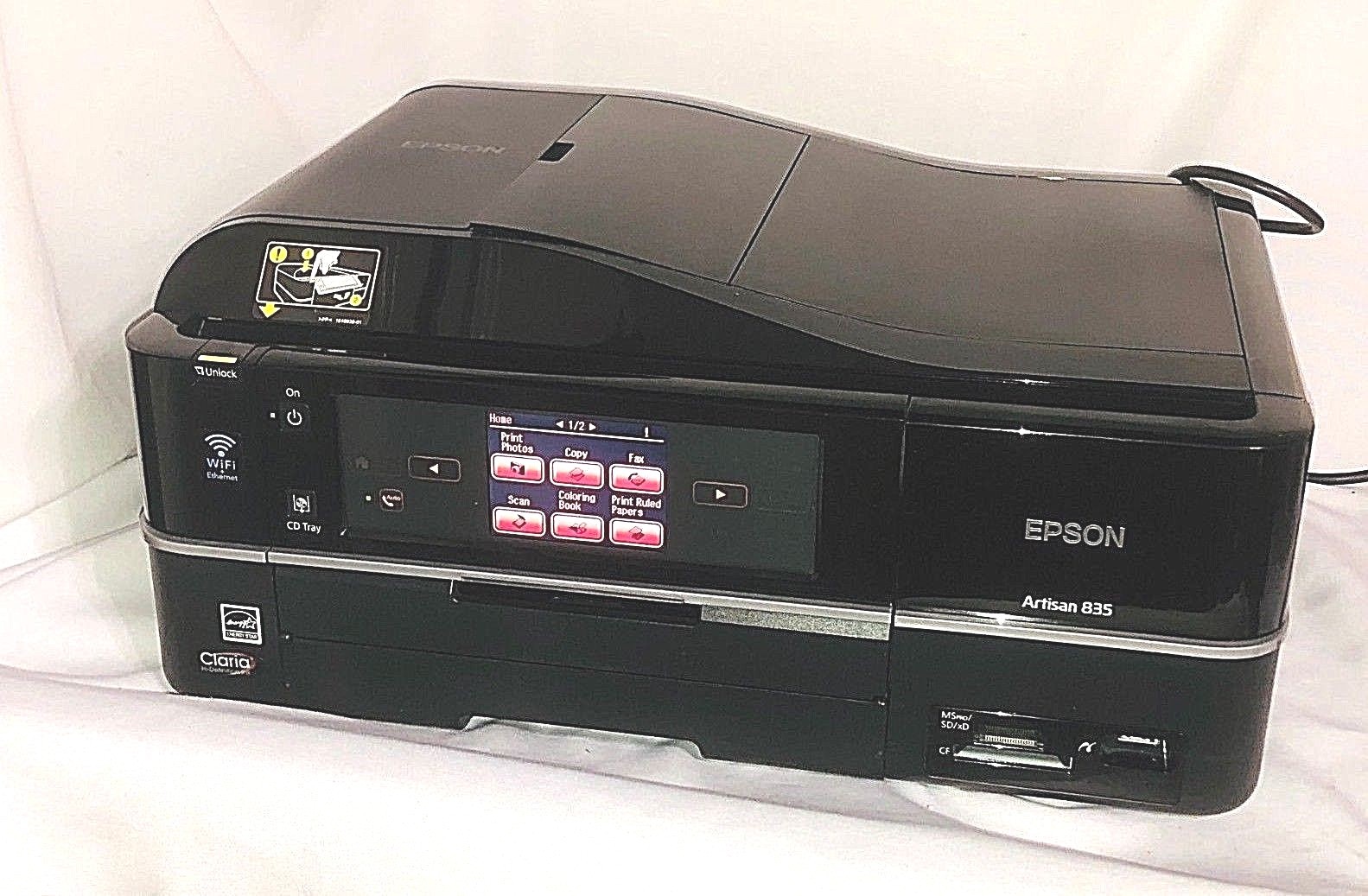 EPSON ARTISAN 835 PHOTO/ CD/ DVD/ PRINTER ALL IN ONE. FREE 15 FULL INKS  10343877047 | eBay