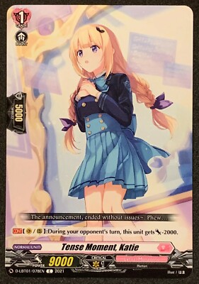Tense Moment, Katie | D-LBT01/078DE C | Lyrical Melody | Cardfight Vanguard TCG