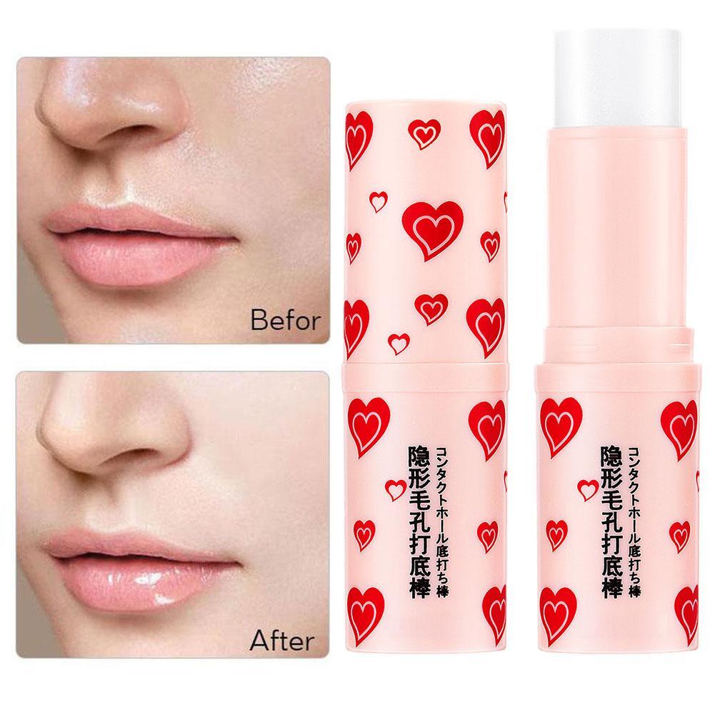 Magical Pore Eraser Waterproof Face Primer Stick,Blur Stick Primer for Face 2x