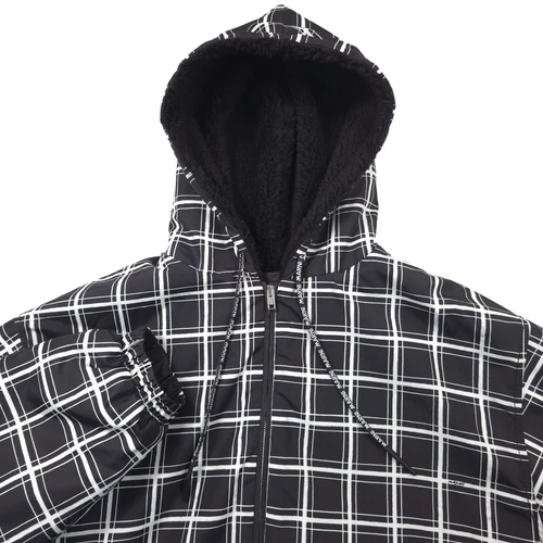 $1450 Marni Hooded Black & White Check Jacket Mens Size US 42 (Italy 52) - product listing photo
