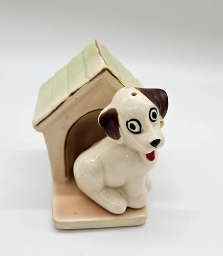 Stangl Rossware Dog in Doghouse Salt and Pepper Set