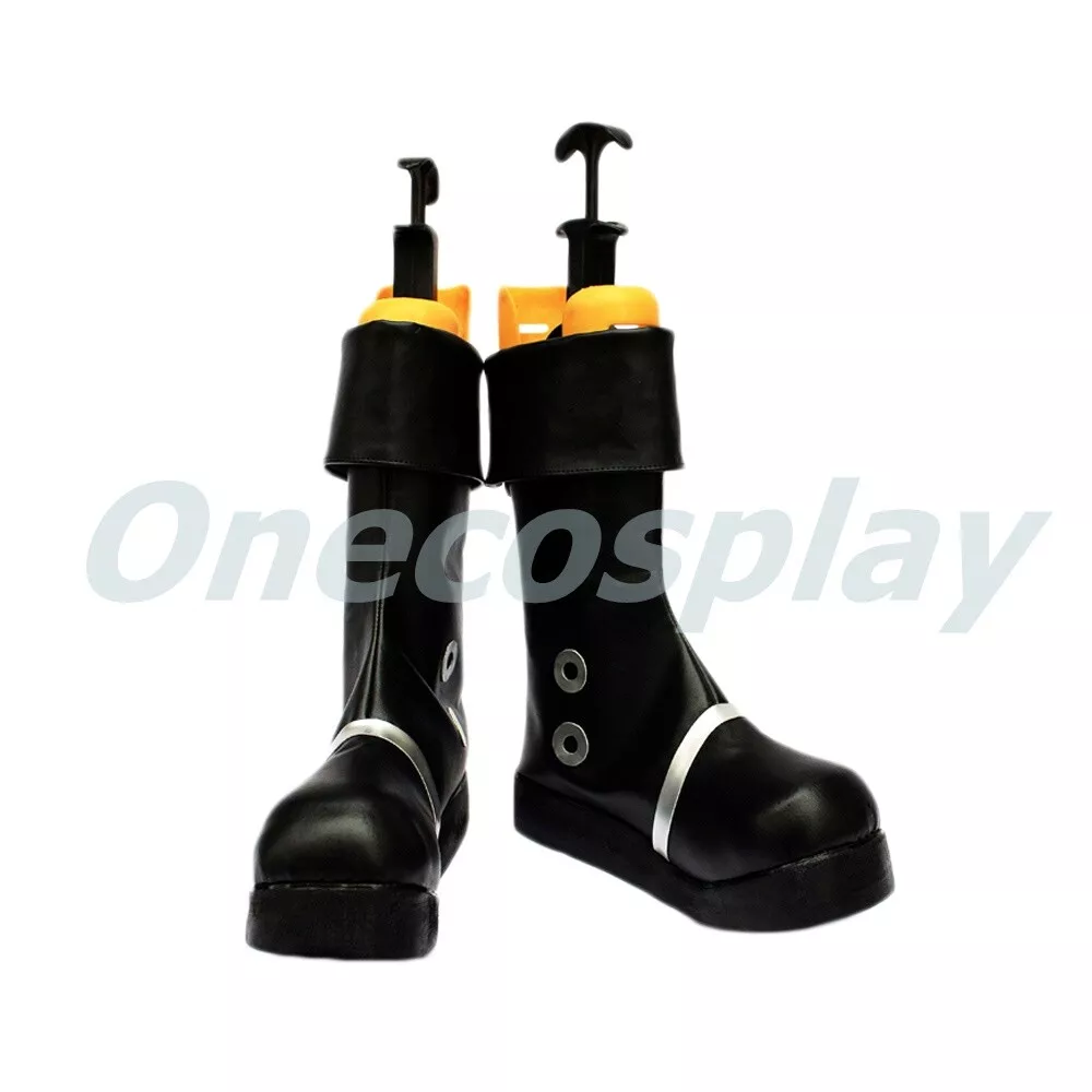 One Piece Portgas D Ace Black Shoes Cosplay Boots